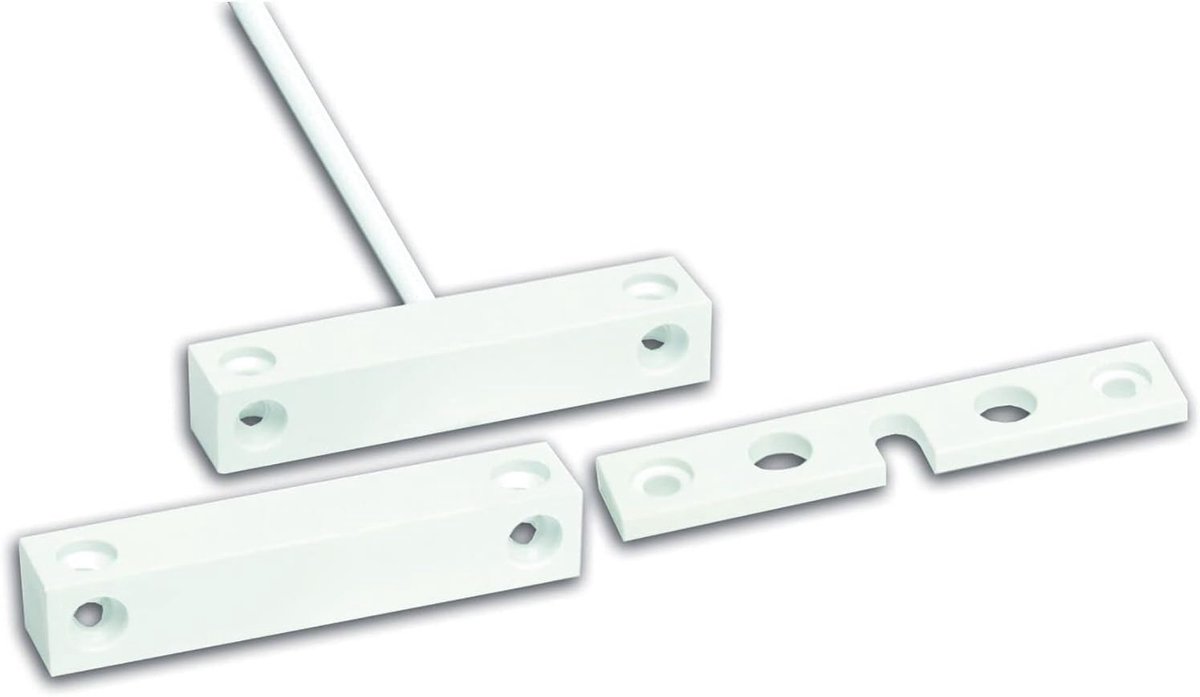 Draadloos Deurcontact - Alarm Sensor - Beveiliging Thuis - Grote Schakelafstand - 23 mm - Wit