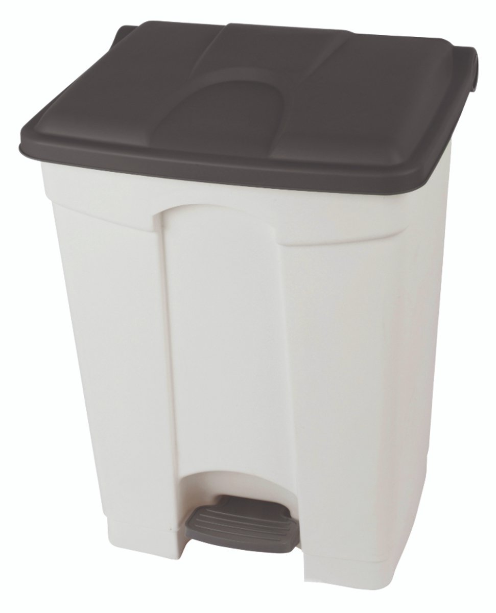 Pedaalemmer - Container met deksel - HACCP - 70 liter - Grijs