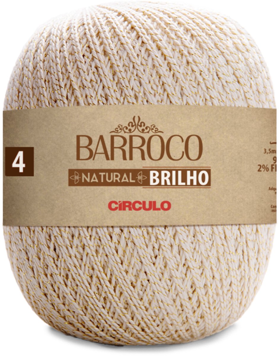 Círculo Barroco Natural Brilho - Katoengaren - Goud