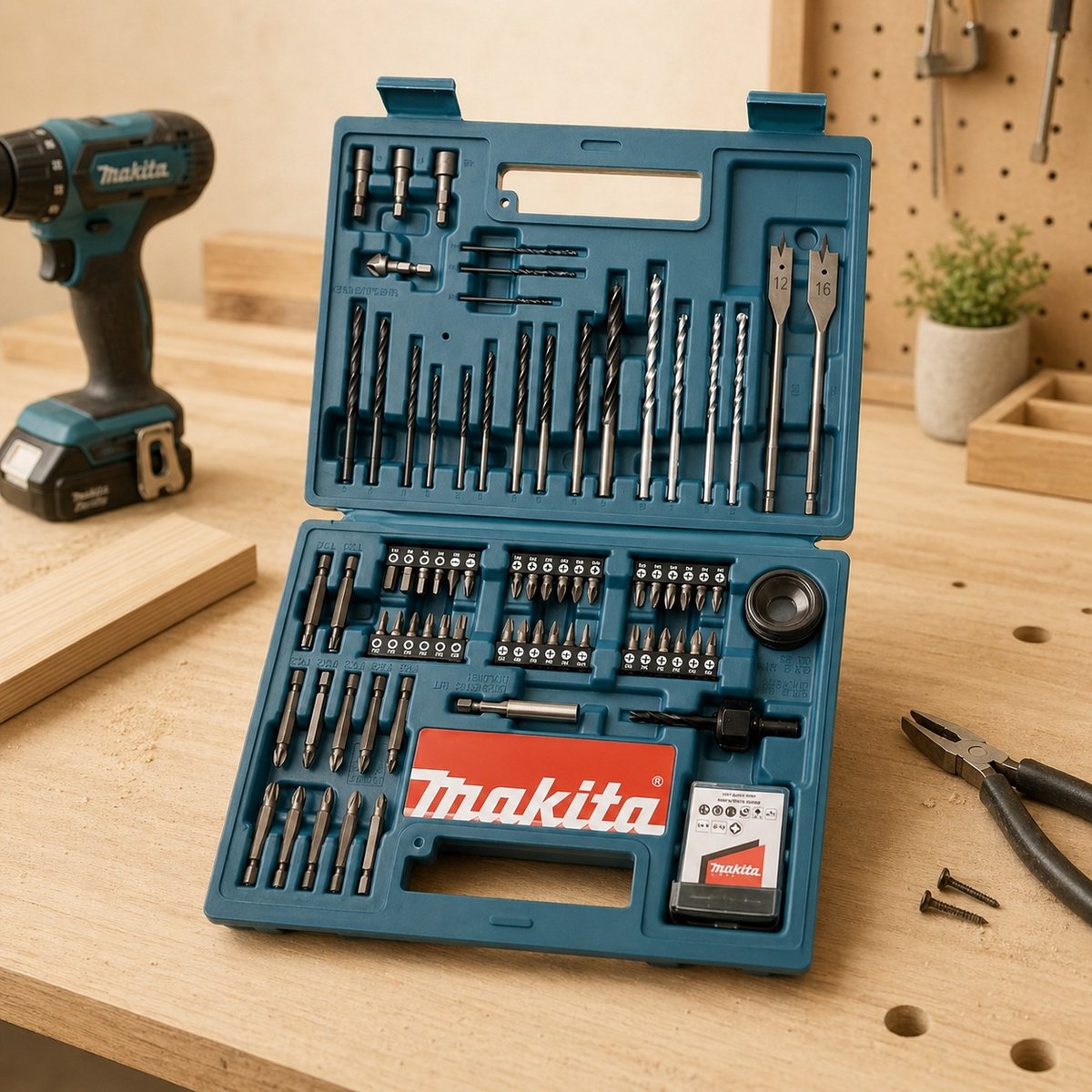 B-53811 Boor-/Bitset - 100-delig van Makita — cadeau in Tuin & Klussen - foto 5