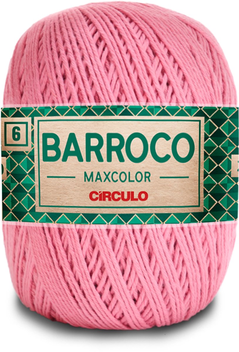 Círculo Barroco Maxcolor 6 - Katoengaren - 100% katoen - 400 g - 452 m - Kwartsroze