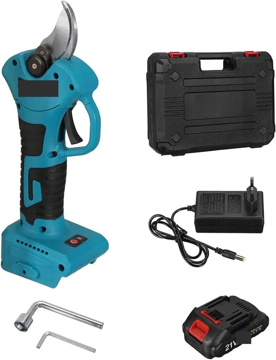 Elektrische Snoeischaar - Draadloos Takkenknipper - Tuinonderhoud Vereenvoudigen - Borstelloze Motor - 30 mm Snoeien - Zwart