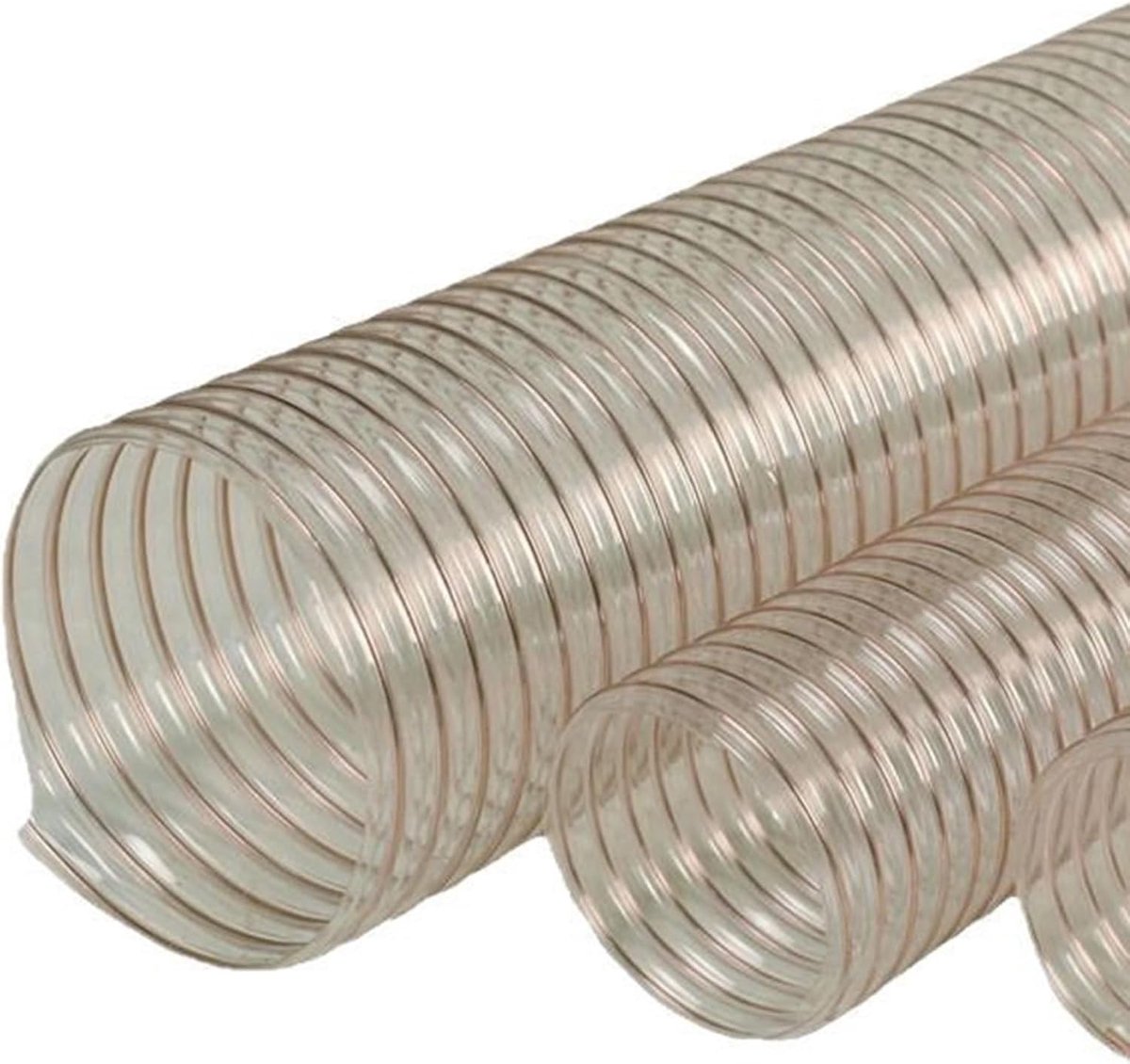 Afvoerslang - Stofopvangslang - Stofafzuiging Houtbewerking - Flexibel PU Materiaal - Diameter 20mm - Transparant
