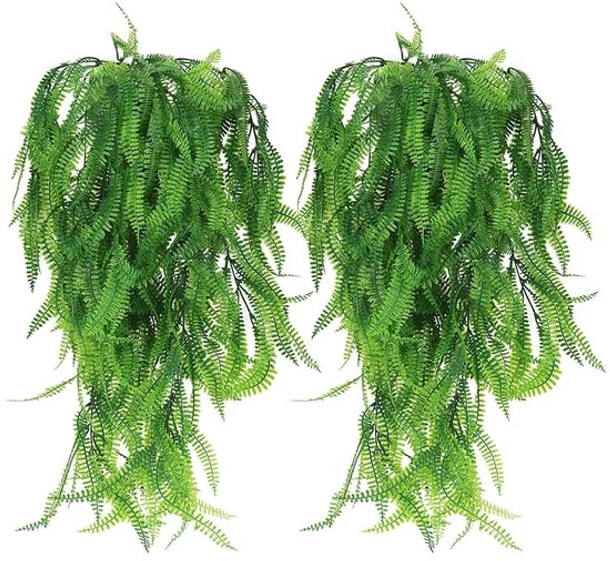 Kunstige planten - Hangoordeel 80 cm - Groen