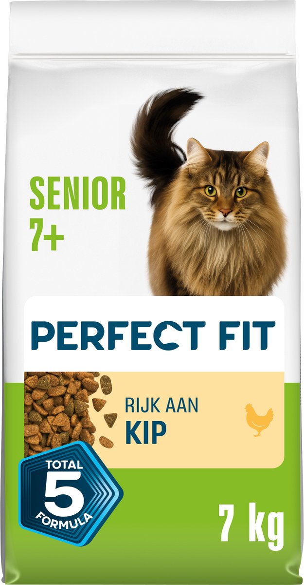 Perfect Fit - Senior - Kattenbrokken - Kip - 7kg