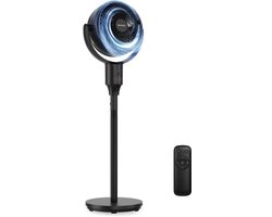 Auronic Statiefventilator - Staande Ventilator - Luchtkoeler - Vloer en tafelventilator - Omni - 3 Snelheden - Stille Ventilator - Fan - Met Afstandsbediening - Zwart