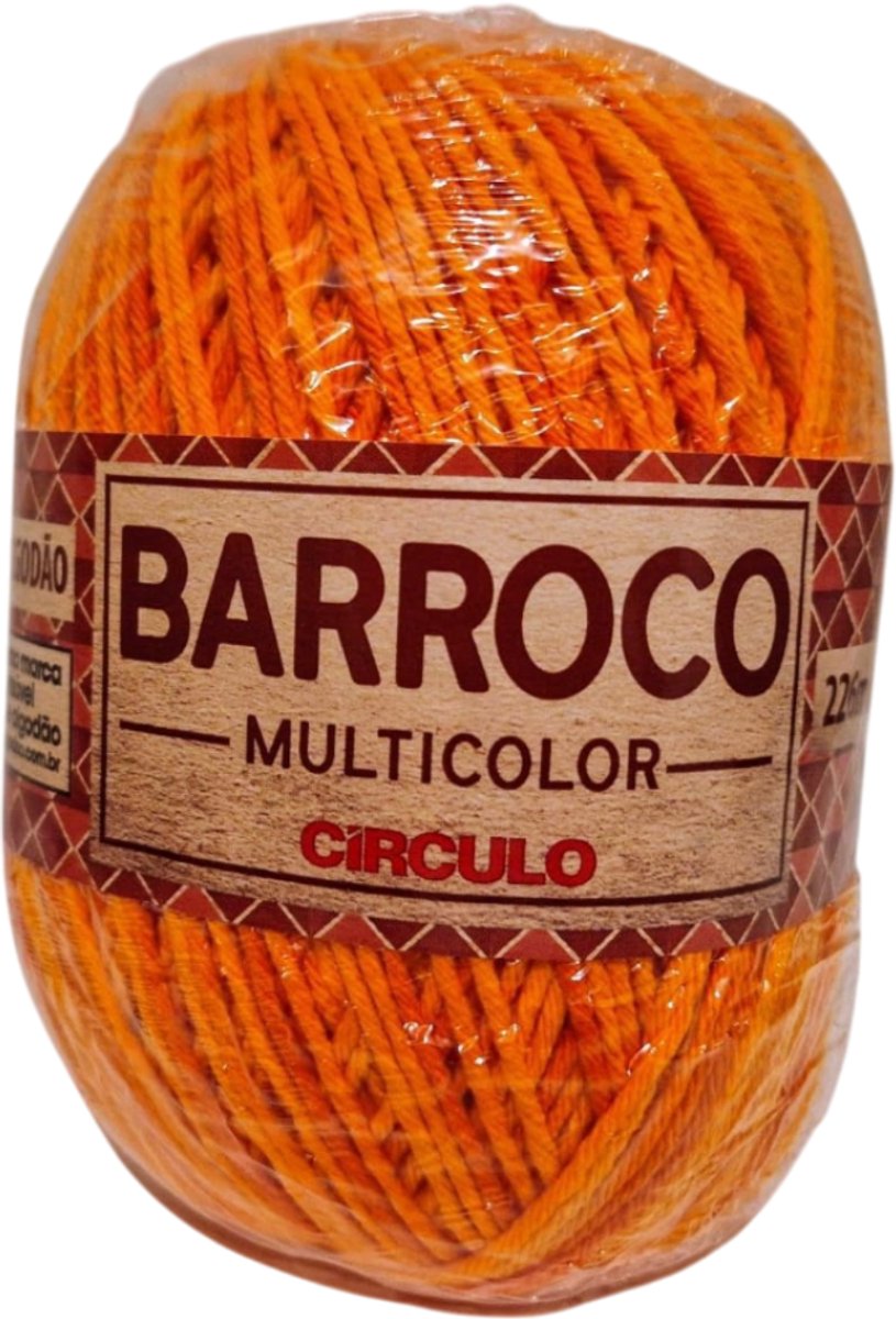 Círculo Barroco Multicolor - Katoengaren - 200 g - 226 m - Calendula-oranje
