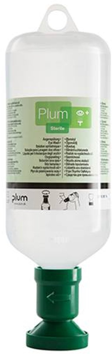 Plum Oogspoelfles Groen 1000ml 1/ST