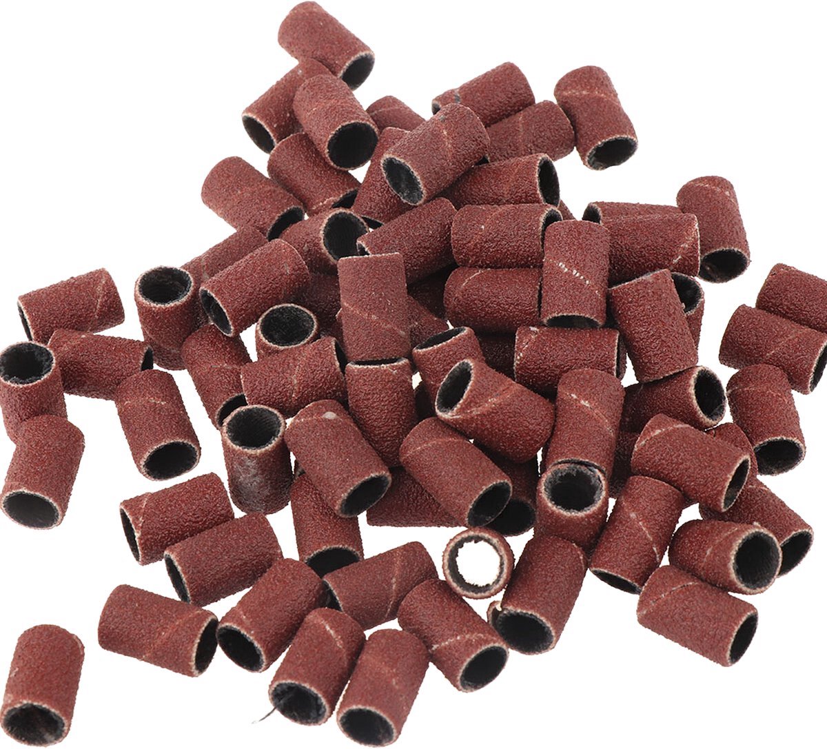 Nifkos - Schuurrolletjes Nagelfrees - 180 grit - 100 stuks - Schuurrolletjes 180 - Schuurrol - Schuurrollen - Schuurrolletjes 180 - Schuurrollen 180 grit - Schuurhulzen - Sanding bands nagels - Sanding bands nails