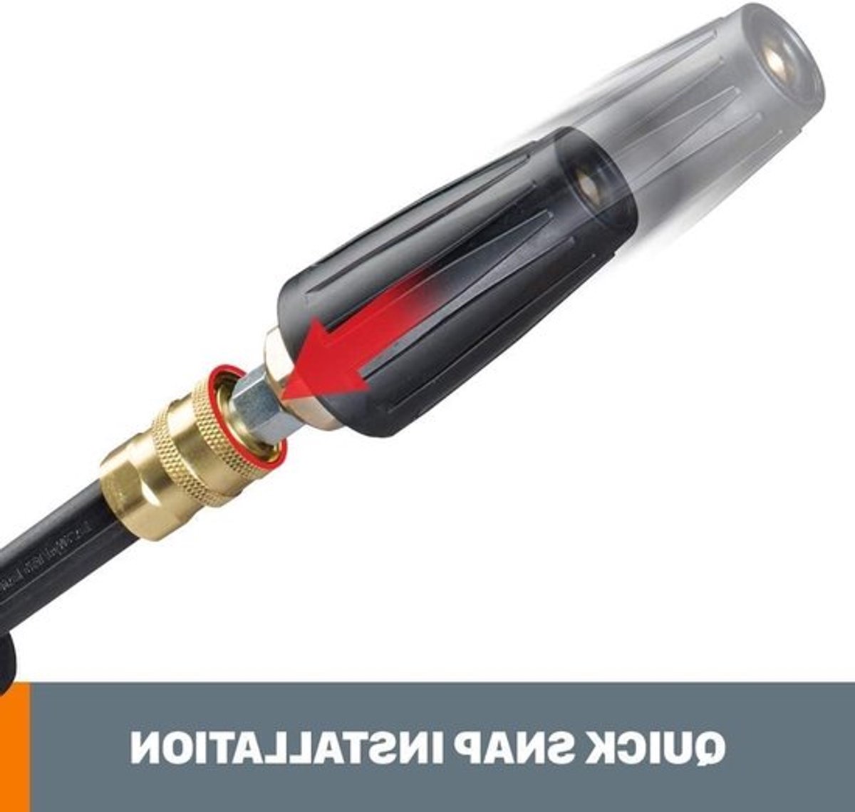 Inovra Plus - Roterend turbo-mondstuk voor hogedrukreiniger - 3600 PSI - Roterende