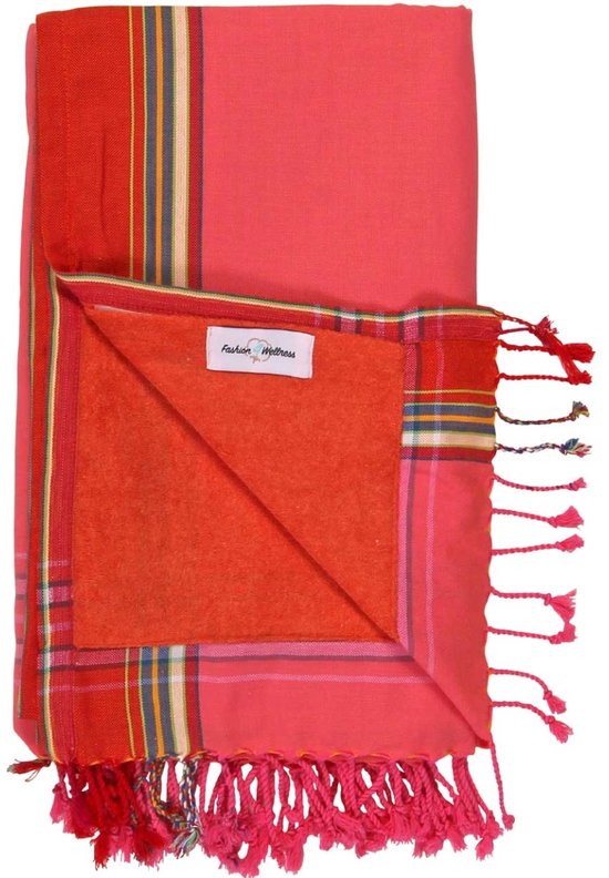 Fashion4wellness Kikoy Strandlaken Sweety DUBBEL STRANDLAKEN - HANDMADE IN KENYA - 95 x 170 cm