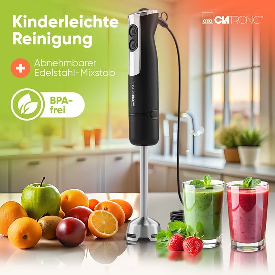 Clatronic SM 3825 - staafmixer -800 watt -turbofunctie van Clatronic — afbeelding 2