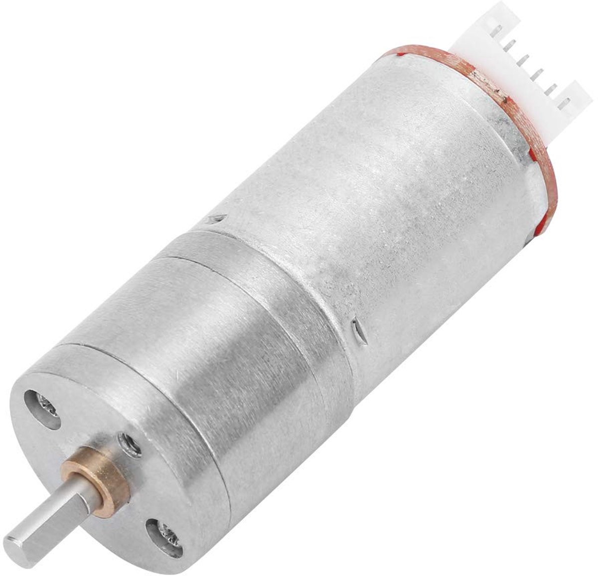 Encoder Motor - DC Motor - Robot Bouwen - Hoge Koppel Uitgang - 25mm Diameter - Metaal