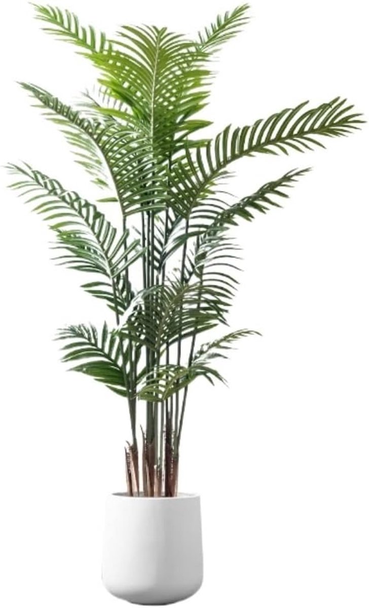 Kunstboom In Pot - Nep Plant - Woonkamer Decoratie - Levensecht Ontwerp - 160cm Hoog - Groen