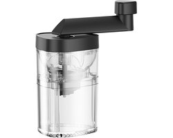 Koffiemolen - Handmolen - Verse Koffie - Gelijkmatig Malen - 15 cm Hoog - Zwart