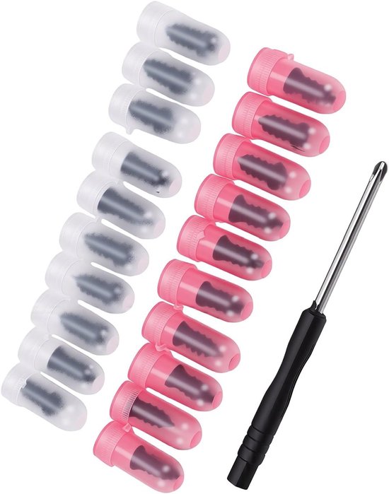 Bandenreparatieschroeven - Lekke band reparatie - Snel lek dichten - Spiraalontwerp - 20 stuks - Zwart — afbeelding 3