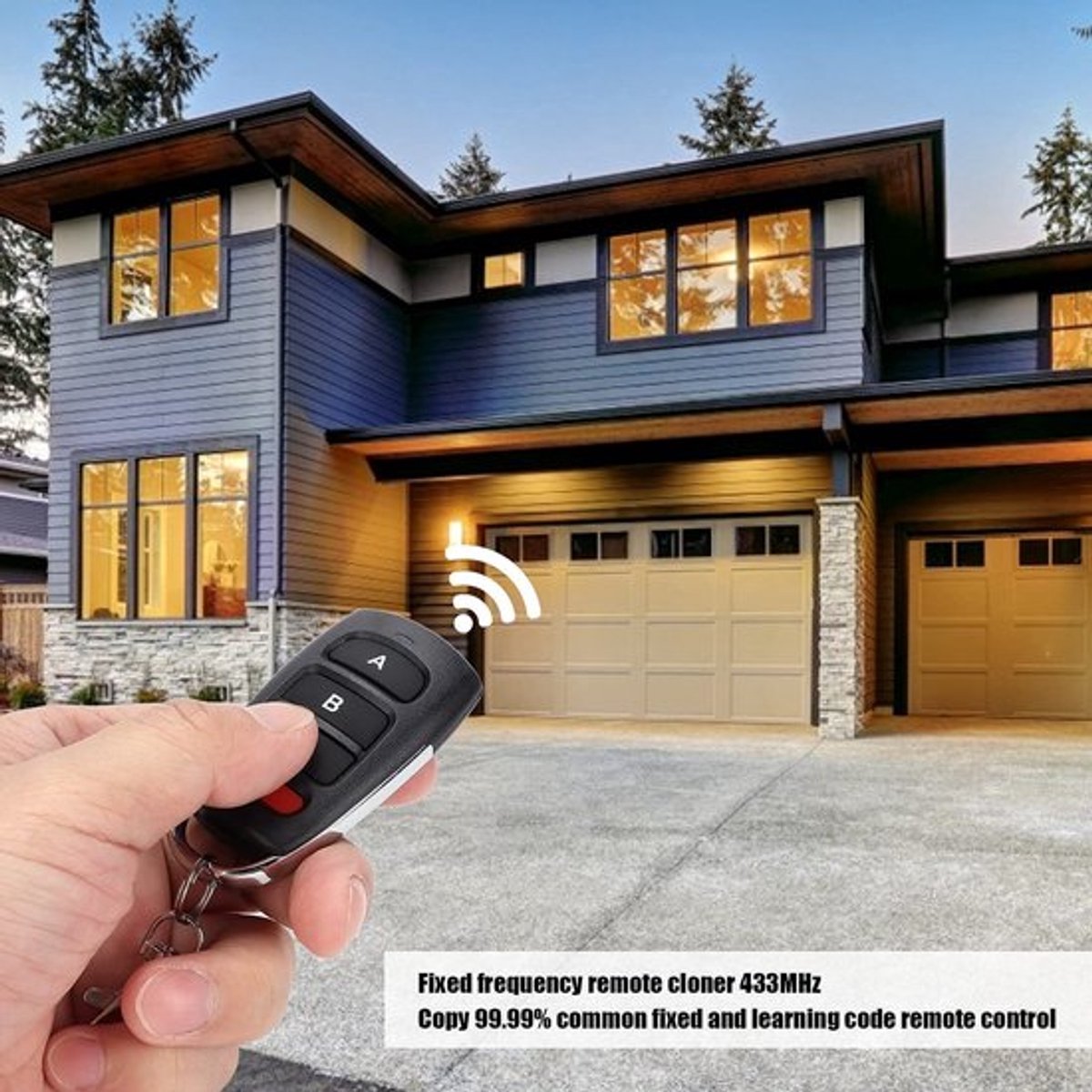 Solidchoice - Dailygoody - Draadloze Afstandsbediening - Universele Garagedeur