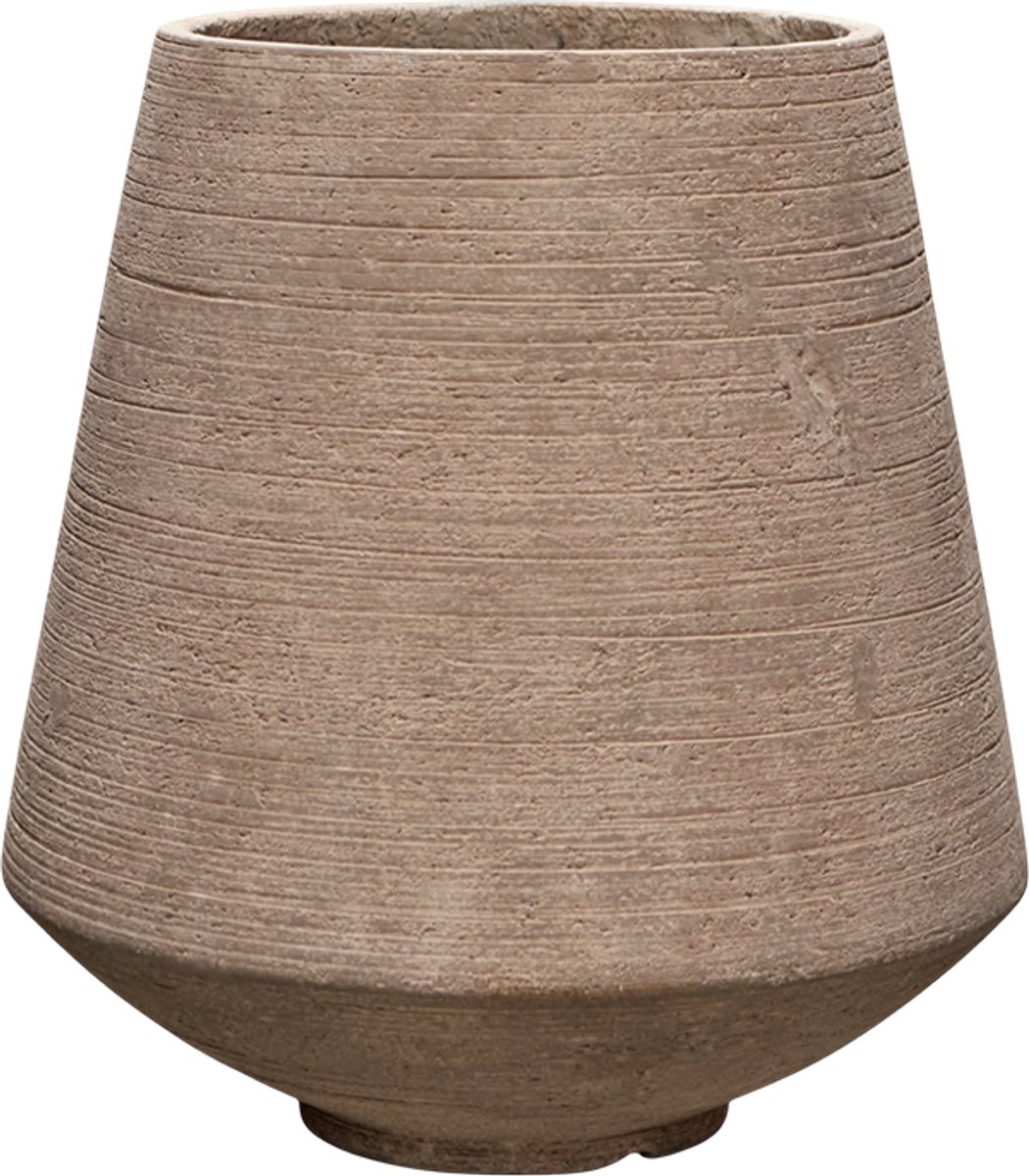 Baq - Plantenbak - Colorado - Ø 40 cm x H 43 cm - Chocolate Brown- Opening 25 cm