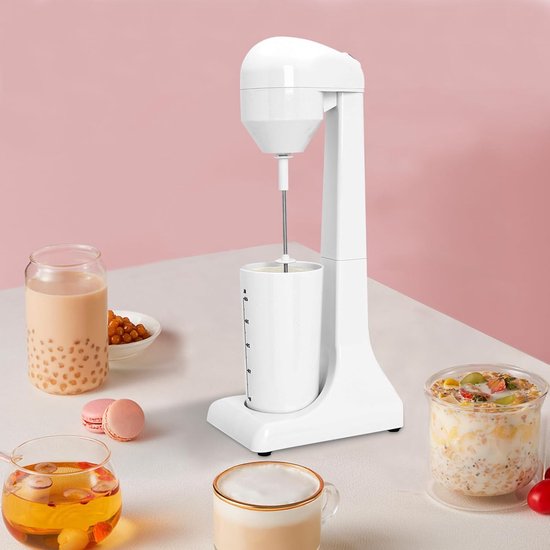 Drankmixer - Blender Shaker - Snelle Drankjes Maken - Krachtige Koperen Motor - 500 ml Beker - Wit — afbeelding 4
