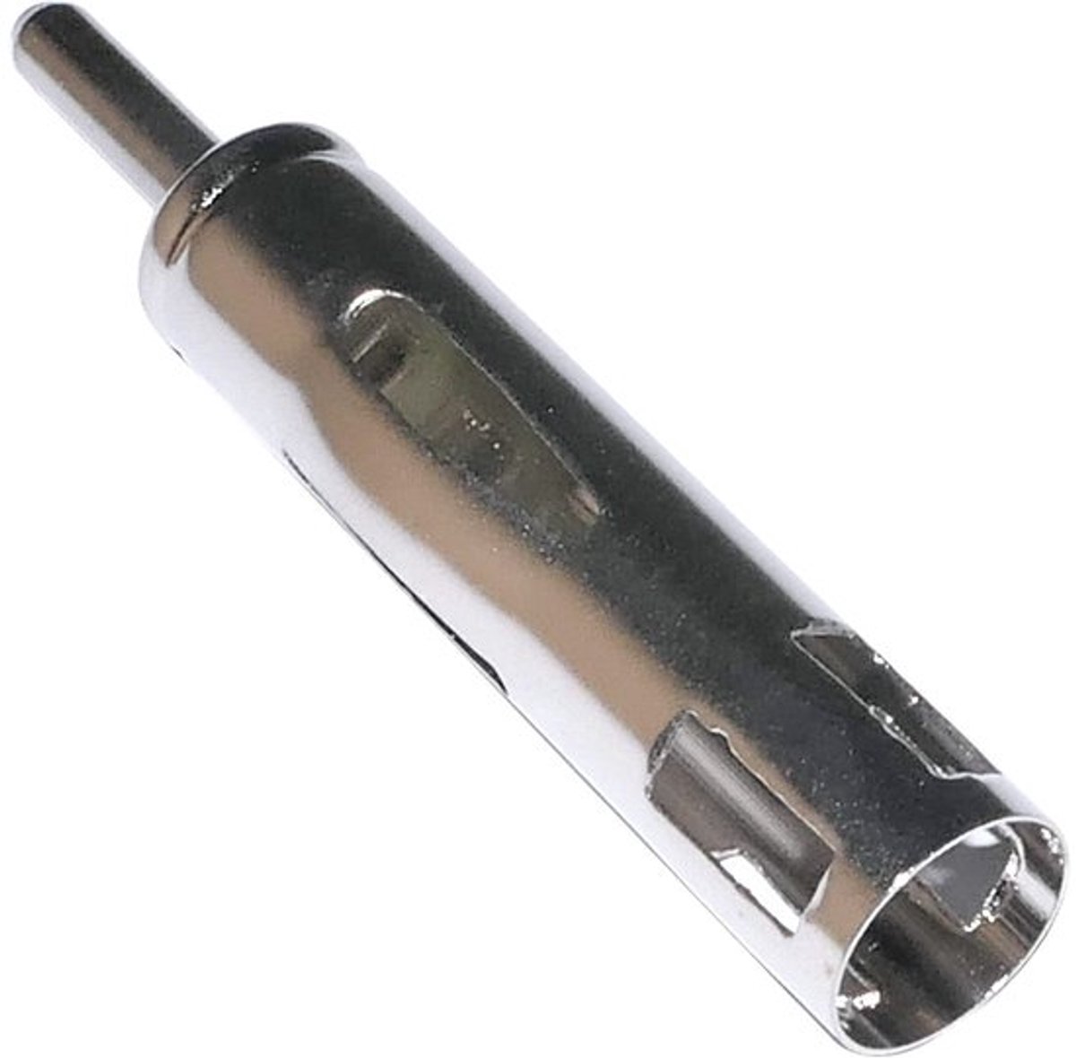 Store_7 - Din Stekker Mannelijke Antenna Aansluiting - Solderen - Zilver - Auto