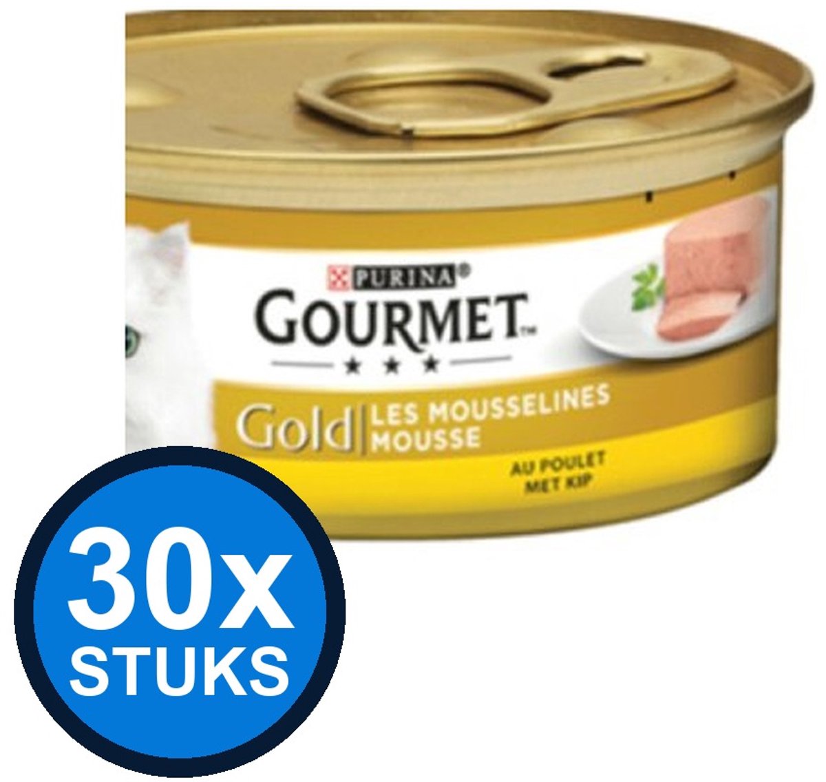 Gourmet Gourmet - Gold Mousse Kip - Kattenvoer Natvoer - 85g