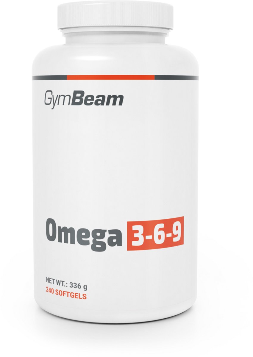 GymBeam Omega 3-6-9, 240 kapsułek, bez smaku