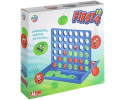 4 Op Een Rij Gezelschapsspellen voor kinderen & volwassenen - denkspel - klassiek bordspel voor in de speelkast - Spelletjes voor Kinderen