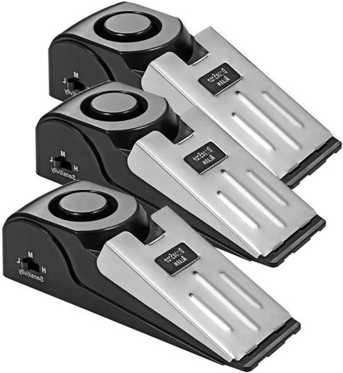 Allecta 3-pack deurstop alarm voor thuis en reizen