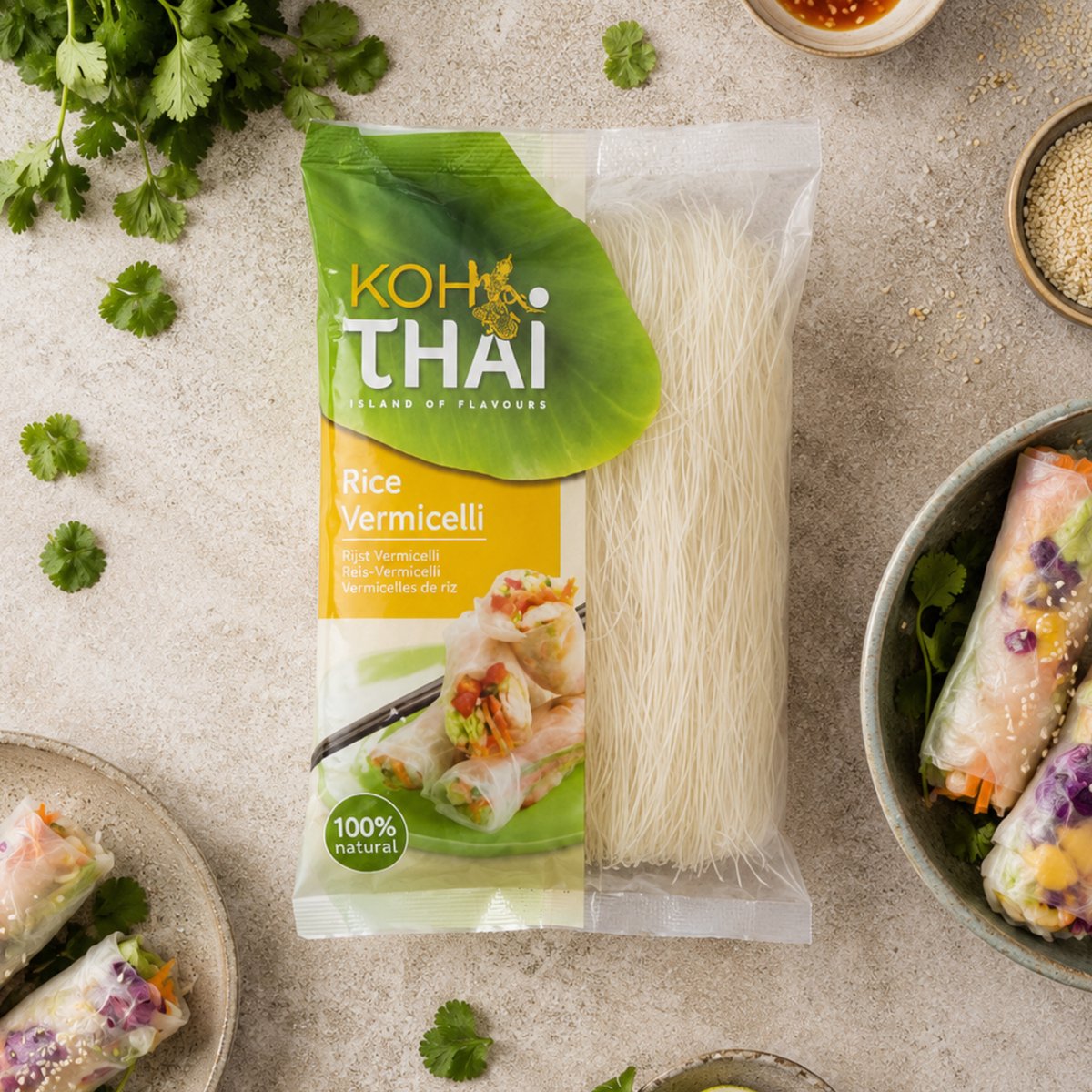 Koh Thai Rijst Vermicell 8 x 100 gram