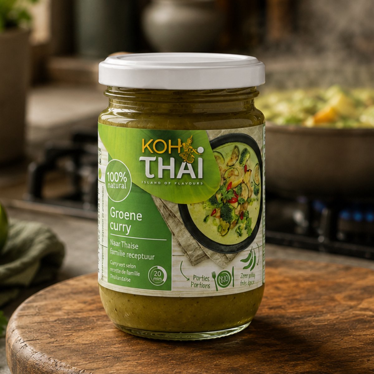 Koh Thai Groene Curry Pasta 6 x 225 gram