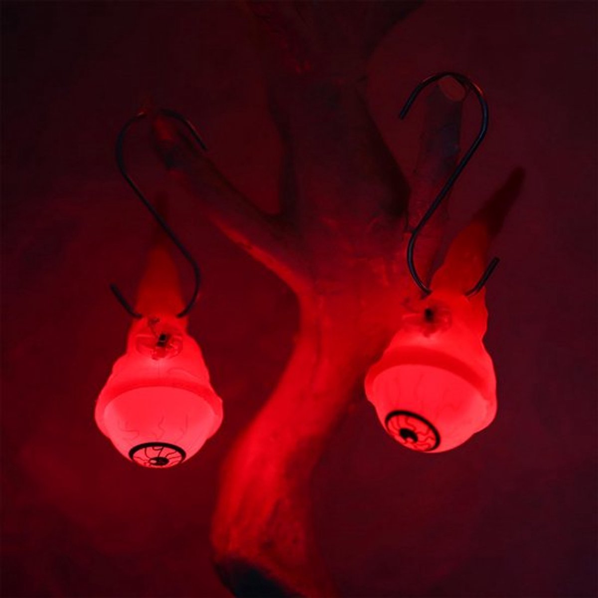 Realistische Halloween decoratie met LED oogappels