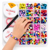BOTC Sieraden Set - knutselen meisjes - armbandjes maken meisjes - Sprankelende Sieraden Maken Pakket - Kralen Set - 480-Delig - Kralen Set