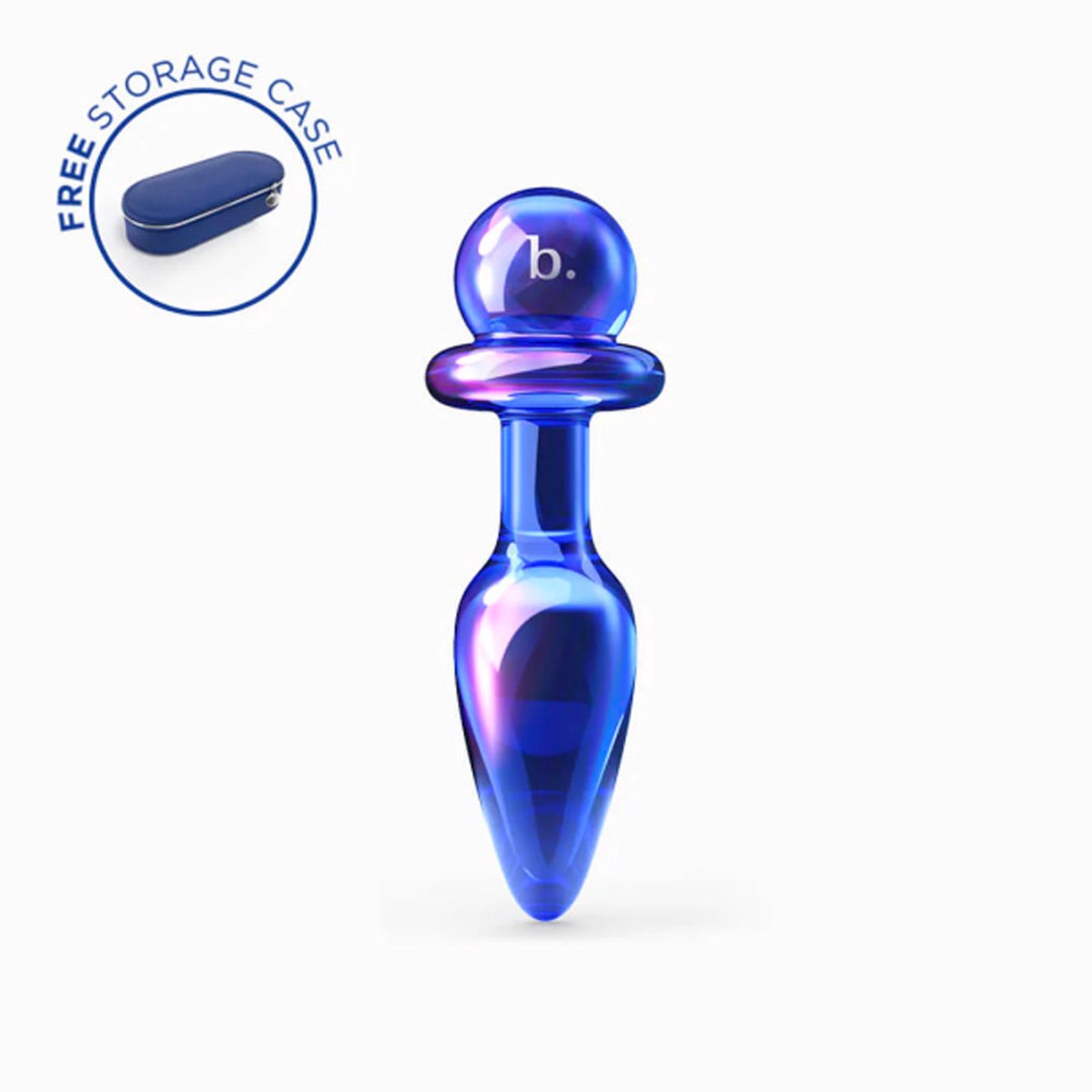 Glazen anale plug Anii Biird