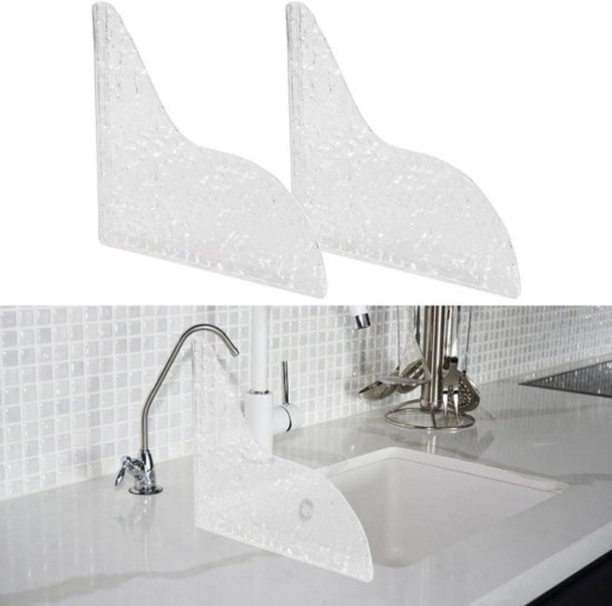 Store_8 - Waterkraanspatbescherming - Badspatbescherming - Eenvoudige oplossing