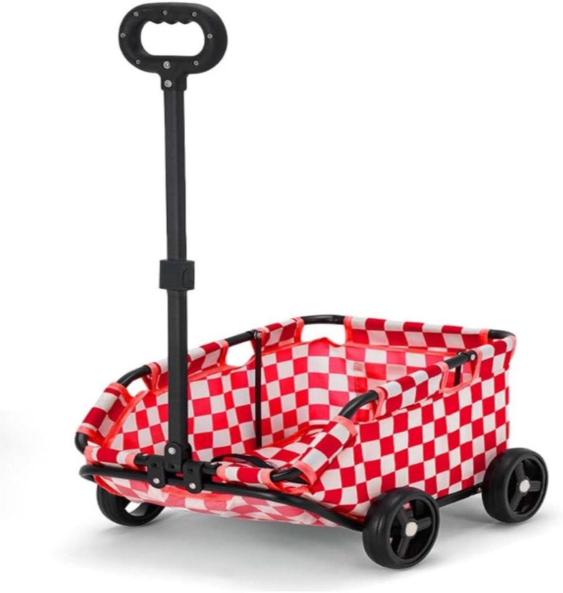 Huisdier Kinderwagen - Reisbuggy Hond - Comfortabel Vervoer - Ventilatie en Zicht - Lichtgewicht - Rood