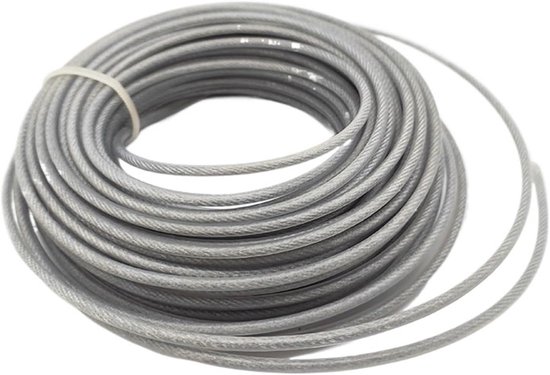 Trimmer Draad - Bosmaaier Koord - Onkruid Verwijderen - Stille Werking - 2.4mm x 15m - Groen — afbeelding 4