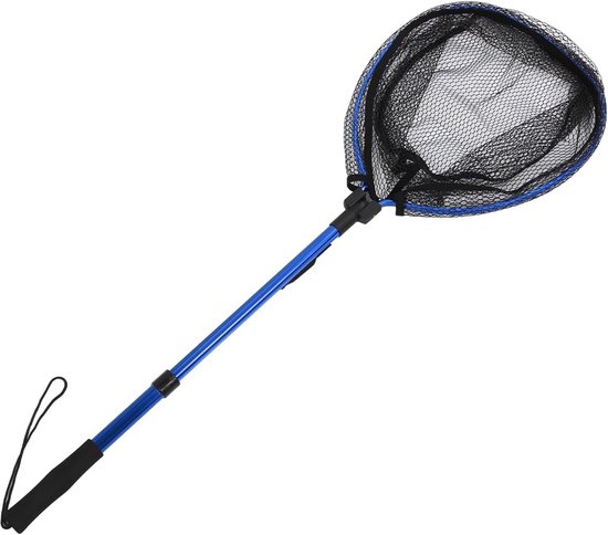 Visnet - Schepnet Vangnet - Vissen - Inklapbaar Handvat - 30 cm - Blauw — afbeelding 2