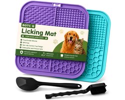 BOTC Likmat Hond met Silicone spatulas - 3-Delig Likmat Voermat Hond