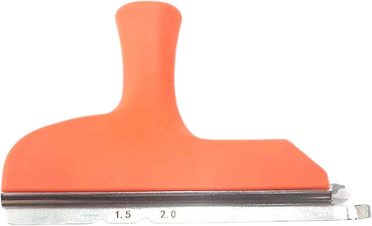 Kantenverlijmer - Handtrimmer Houtbewerking - Randafwerking Meubels - Geïntegreerd Kalibratiesysteem - 23.7 x 22.5 x 12.7 cm - Grijs