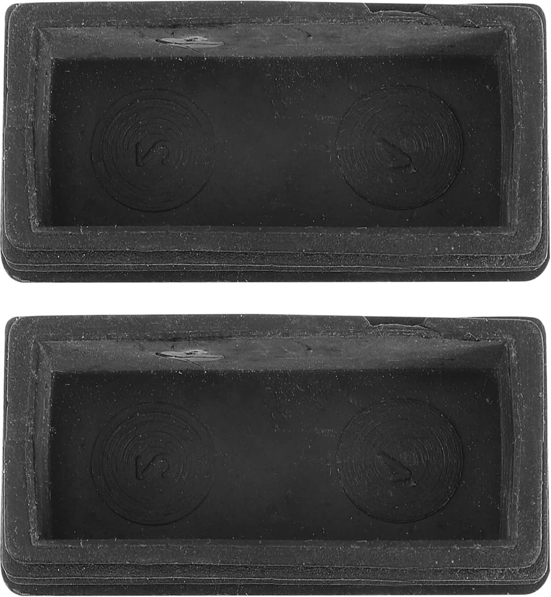 Laddervoet Matten - Ladder Bescherming - Verbeterde Veiligheid - Verdikt Antislip Ontwerp - 5x2.5x1.3CM - Zwart