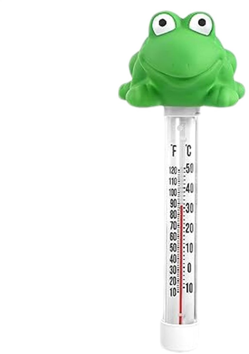 Watertemperatuurmeter - Drijvende thermometer - Zwembad controleren - Groot display - 22 x 9 x 9 cm - A