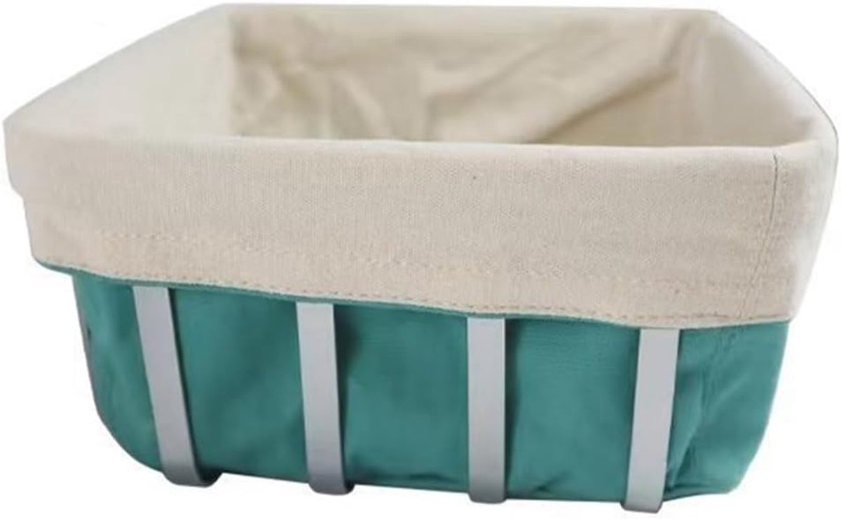 Broodmand Metaal - Fruitmand - Brood Bewaren - Hol Ontwerp - 215 cm - Blauw Bruin