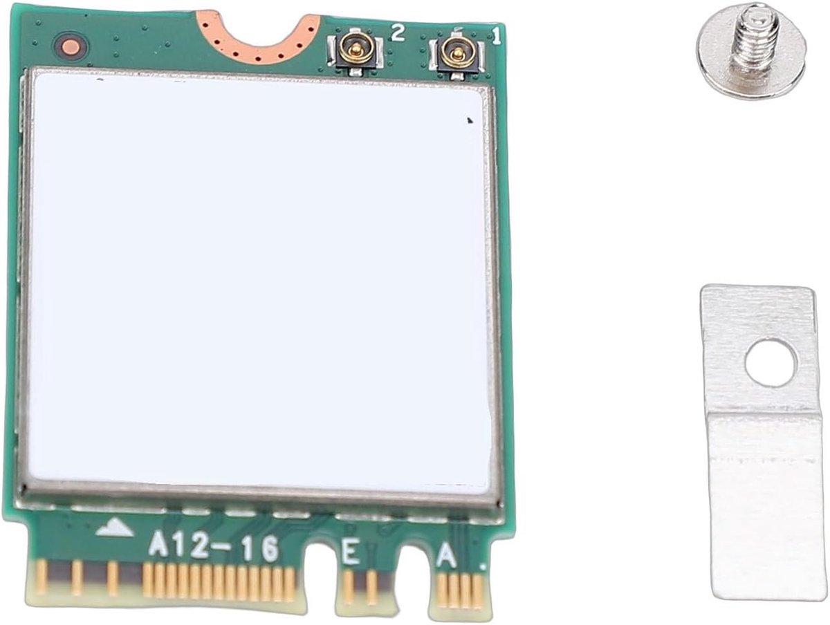 Draadloze Netwerkkaart - WiFi Adapter - Snelle Internetverbinding - Triple Band WiFi 6E - M.2 2230 - Zwart