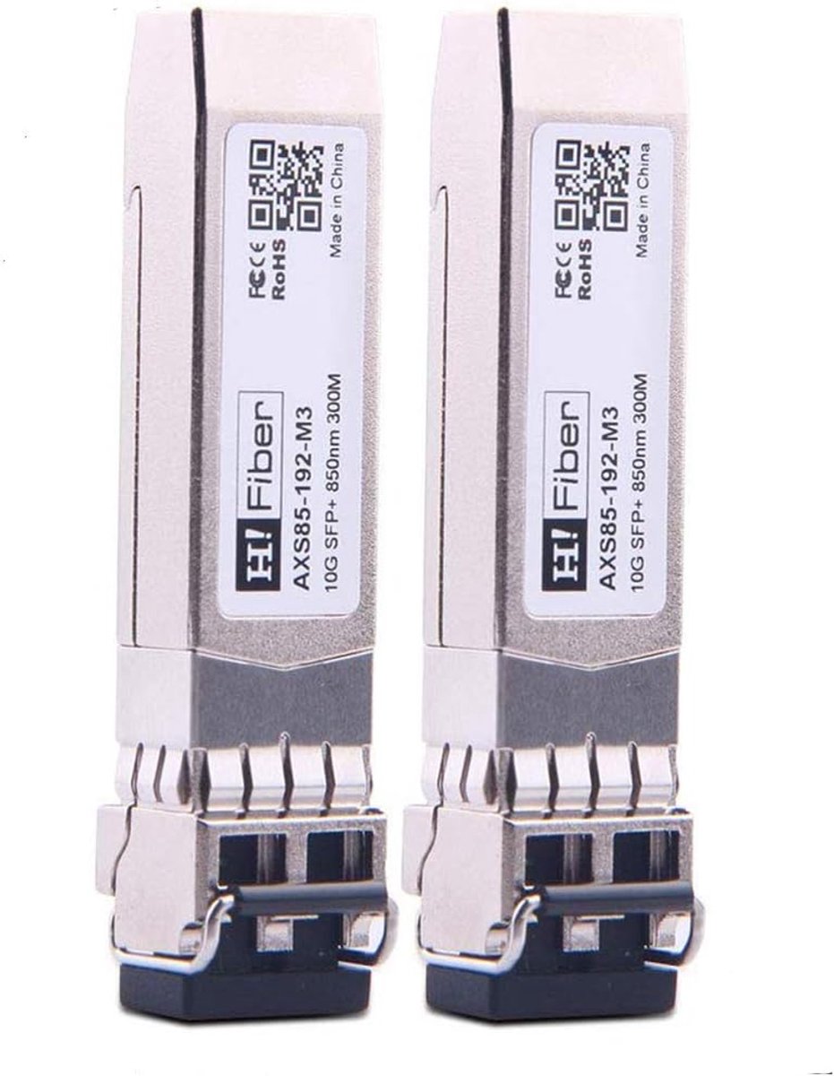 Netwerk Transceiver - SFP Module - Netwerk Uitbreiding - Multimode Glasvezel - 300 meter - Zwart