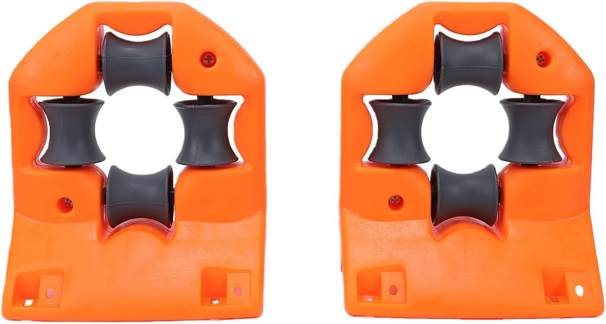 Tuinslang Geleider - Slangrol Houder - Voorkomt Knikken - Gladde Rollen - 50 Mm Diameter - Zwart