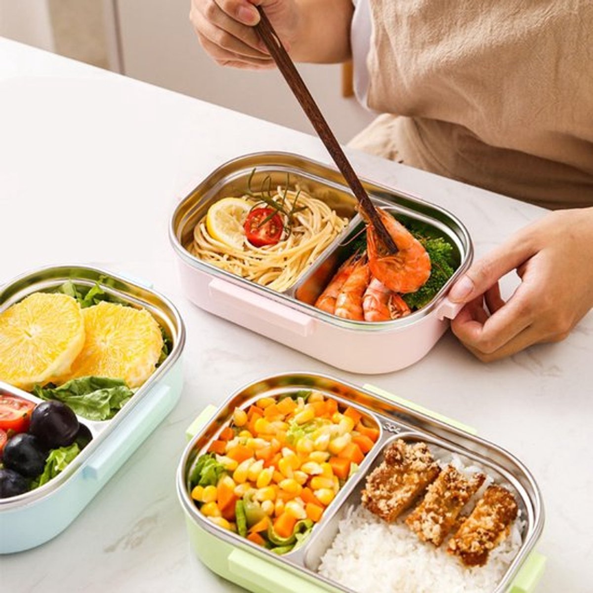 Solidchoice - Dailygoody - Roestvrijstalen Lunchbox - Thermische Isolatie