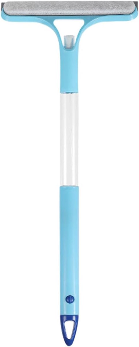 Raamtrekker - Glaswisser - Vlekkeloos Schoonmaken - Ergonomisch Handvat - 58 x 21.5 cm - Blauw