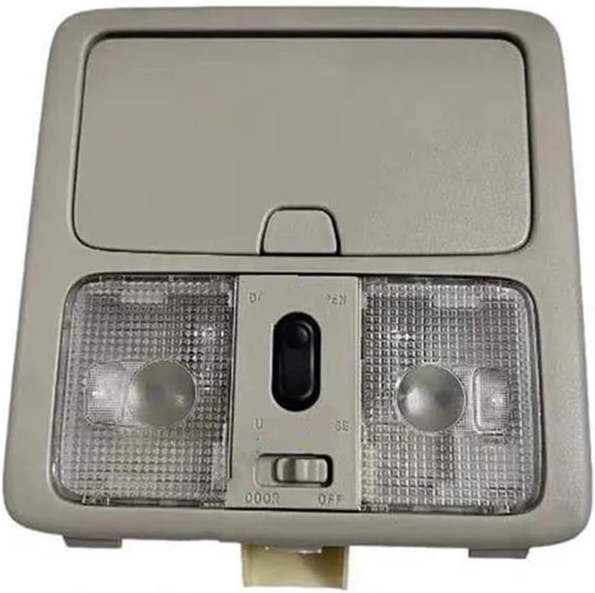 Leeslamp Interieur - Daklamp Auto - Binnenverlichting Auto - Met Schuifdakschakelaar - 1x1x1 cm - Zwart