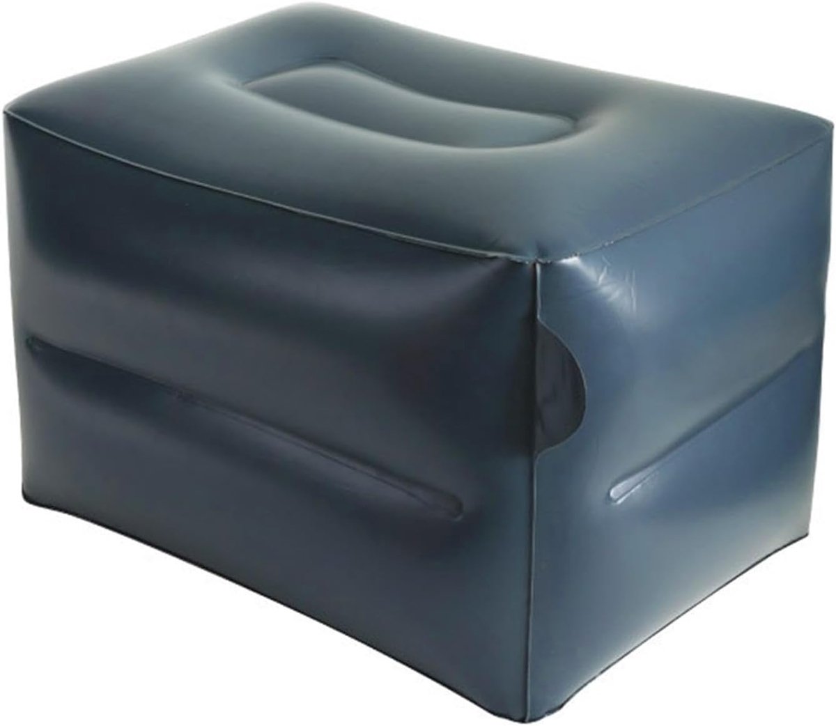 Opblaasbare voetsteun - Reis kruk - Ergonomisch comfort - Lichtgewicht reisontwerp - 22.7 x 15.9 cm - Grijs