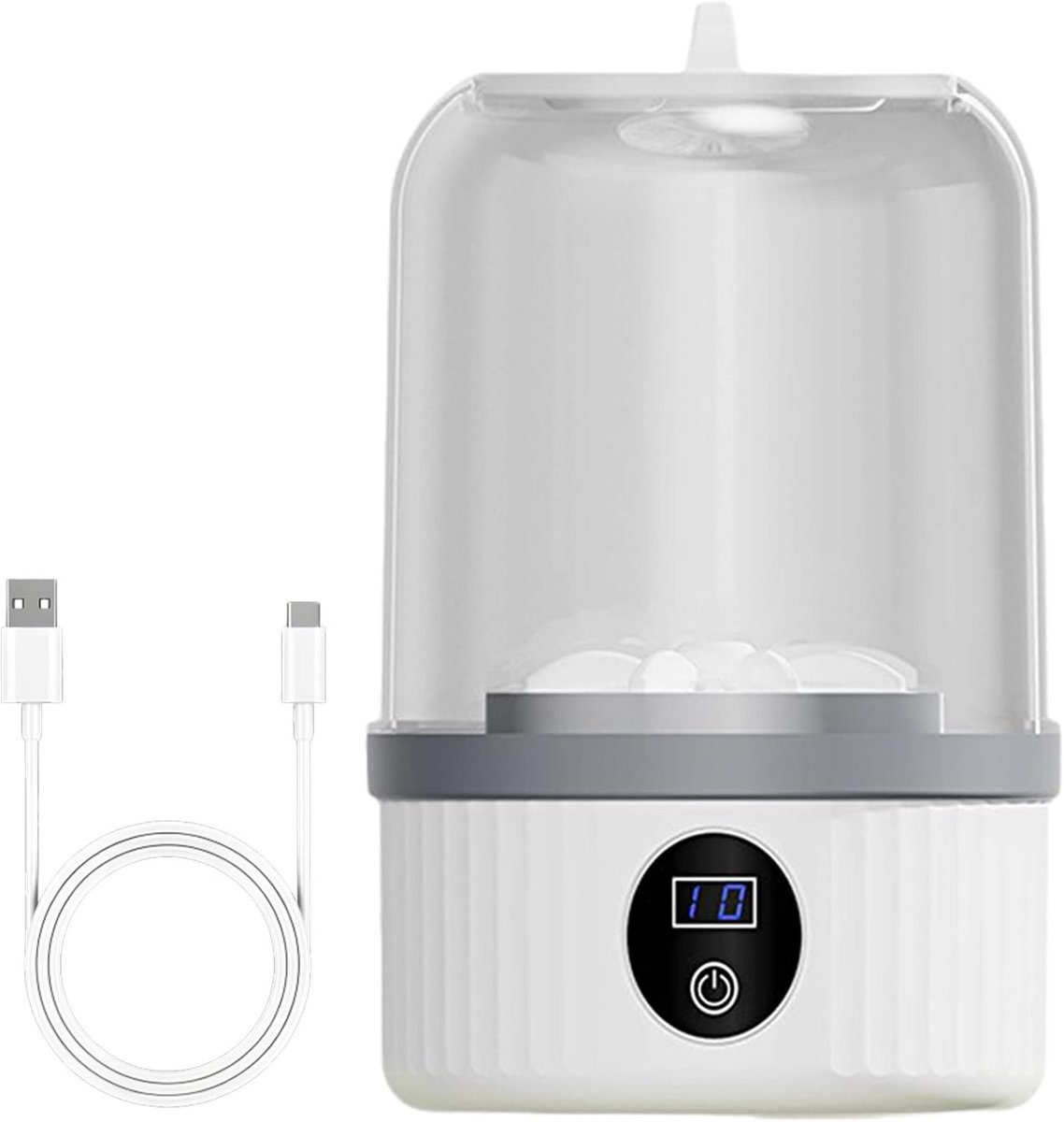 Draagbare Wasmachine - Mini Wasmachine - Kleine Was - Zachte Cyclus - Compact Formaat - Wit